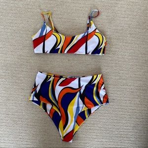 High Waisted Two Piece Swimsuit
